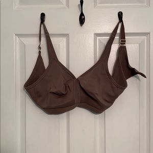 SOMA wireless unlined tan bra 38D super comfy